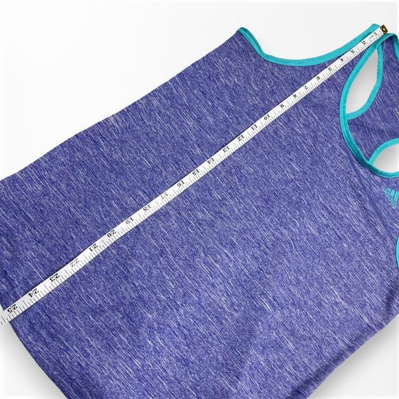 Adidas Climalite Purple‎ Blue Racerback Tank Size Small - Picture 7 of 7